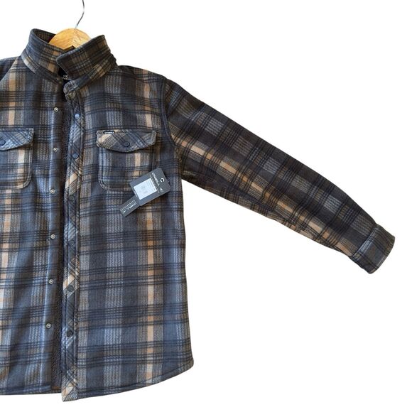 Oneill Flannel Shirt Jacket Small SuperFleece Sherpa Lined Shacket NWT - Picture 3 of 16